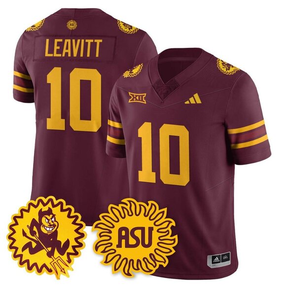 Other - Mens Kids Youths Sam Leavitt Vapor Jersey Stitched Maroon